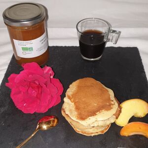 Confiture Extra de peches abricots BIO - 220 g - En direct de La Ferme du Montet (Gers)