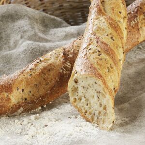 demi baguette cereales pre cuite surgelee  par 3 - En direct de Maison Boulanger (Meurthe-et-Moselle)