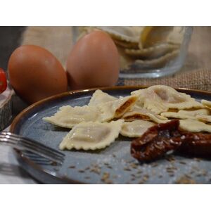 Ravioli pois chiches tomate et mimolette - 1/2 pers - En direct de Maison Dejorges (Nievre)