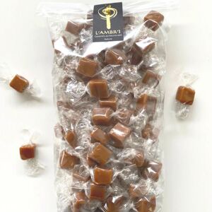 Tendres Bouchees De Caramels Au Beurre Sale - Sachet De 500g - En direct de L'AMBR'1 Caramels et Gourmandises (Côtes d'Armor)