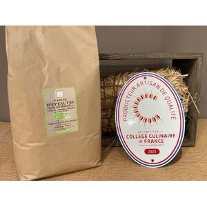 Farine de Grand epeautre Non Hybride Bio - 5kg - En direct de L'Atelier Contal - Paysan Meunier Biscuitier (Ardennes)