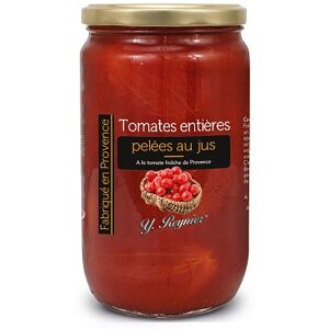 Tomates De Provence Entieres Pelees Au Jus Yr Bocal 720 Ml - En direct de Conserves Guintrand (Vaucluse)