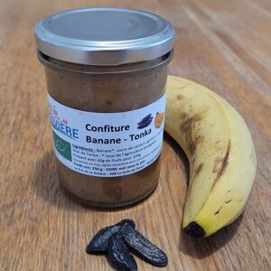 Confiture Banane Tonka - En direct de Le Pre de la Riviere (Ille-et-Vilaine)