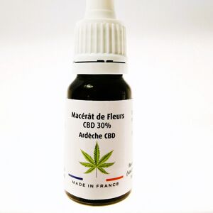 Huile CBD 30% - Macérât de Fleurs - 10ml -