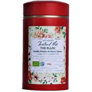 The Blanc Vanille-fleurs-safran, 100g, 66 Tasses Bio - En direct de Le safran - l'or rouge des Ardennes (Ardennes)