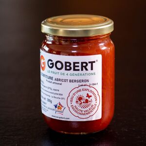 Confiture abricot bergeron - 300g - En direct de Gobert, l'abricot de 4 generations (Drôme)