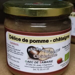 Compote Pomme Chataigne - En direct de Mademoiselle Châtaigne (Ardèche) - Publicité