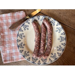 BARBECUE 10 saucisses aux herbes fait maison - Porc / Boeuf - En direct de Boucherie Guiset, Eleveur et boucher depuis 1961 (Marne)