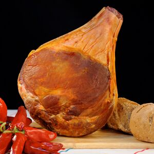 Jambon de Bayonne I.G.P entier desosse 12 mois d'affinage - 5.5 Kg - En direct de MONTAUZER (Pyrenees-Atlantiques)