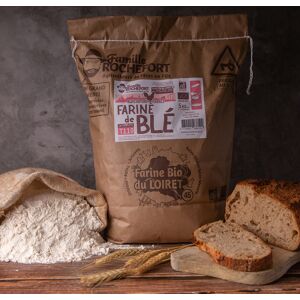 Farine de blé bio T110 (semi-complète) 5 kg - En direct de Famille Rochefort (Loiret) - Publicité
