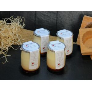 Semoule au lait - Caramel beurre sale x4 - En direct de Ferme du Sire de Crequy (Pas-de-Calais)