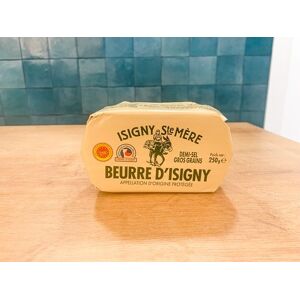 Beurre demi sel gros grains d'Isigny AOP - En direct de La Fromagerie PonPon Valence (Drôme)