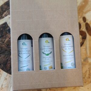 TK Bio - The Kefir et Kombucha Compagnie Coffret cadeau Noel - Pack de 3 vinaigres gastronomiques de Kefir et/ou Kombucha Bio 3 x 500 ml (Indre-et-Loire)