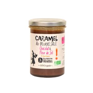 Caramel au beurre sale a tartiner chocolat et fleur de sel - En direct de Biscuiterie des Venetes (Morbihan)