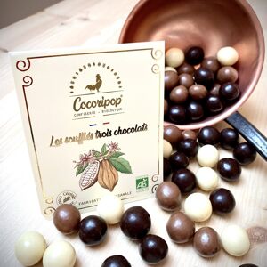 soufflés trois chocolat 100g - En direct de Cocoripop (Cher) - Publicité