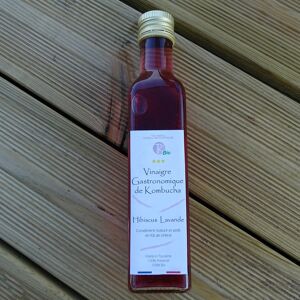 Vinaigre Gastronomique de Kombucha Hibiscus Lavande - En direct de TK Bio - The Kefir et Kombucha Compagnie (Indre-et-Loire)