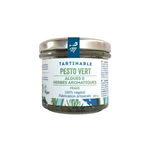 Tartinable Pesto Vert frais : Algues & Herbes aromatiques - En direct de Marinoe (Finistere)
