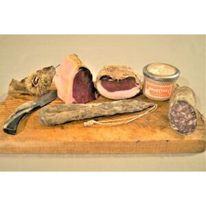 Decouverte Gourmande -  Assortiment de Charcuteries de Porc Nustrale et AOP -Sans Nitrite- - En direct de Charcuterie Mannei (Corse)