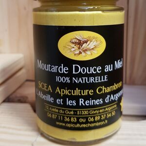 Moutarde douce au miel - En direct de SCEA Apiculture Chambron L'Abeille et les reines d'Argonne (Marne)