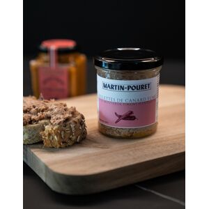 Rillettes de canard fumé à la moutarde au piment d'Espelette 150g - En direct de Maison Martin-Pouret (Loiret) - Publicité