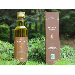 Huile de Sapin Vive & Boisee Bio - Soliam 25cl - En direct de Abies Lagrimus (Pyrenees-Orientales)