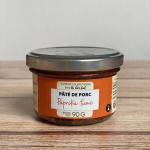 Pate de porc Paprika fume - 90g - En direct de Au Bien Fait (Finistere)