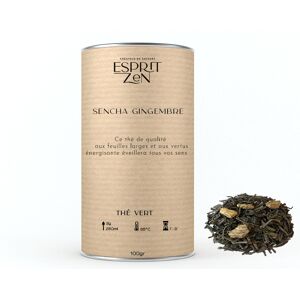 The Vert Sencha Gingembre - gingembre - Boite 100g - En direct de Esprit Zen (Essonne)