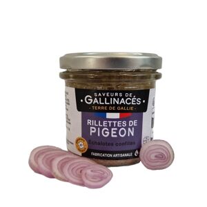 Rillettes de pigeon aux échalotes confites - En direct de Terre de Gallie (Vendée) - Publicité