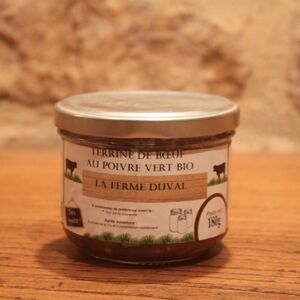 Terrine de bœuf au poivre vert LA FERME DUVAL - En direct de La Ferme DUVAL (Calvados) - Publicité