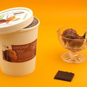 Glace chocolat boisson avoine - 1L - En direct de Le Jardinier Glacier (Saône-et-Loire)