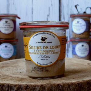 Rillettes de silure de Loire a l'ail des ours et trompettes de la mort 100g - En direct de La Bourriche aux Appetits (Loir-et-Cher)