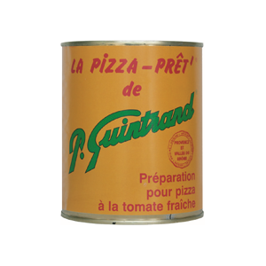 Sauce Pizza-pret - Boite 4/4 - En direct de Conserves Guintrand (Vaucluse)