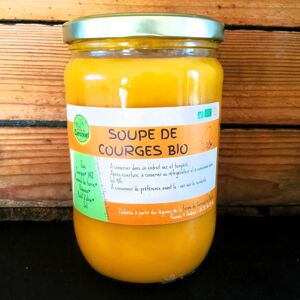 Soupe de Courges Bio - 66 cl - En direct de Ferme de Carcouet (Côtes d