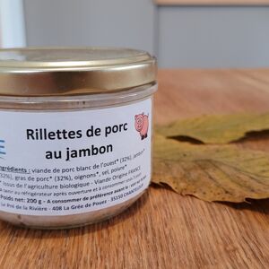 Rillettes de porc au jambon - En direct de Le Pré de la Rivière (Ille-et-Vilaine) - Publicité