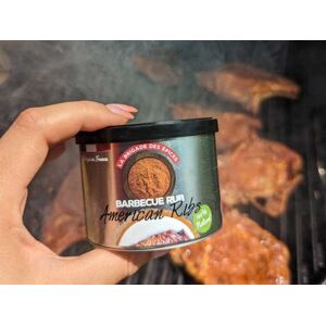 AMERICAN RIBS - Assaisonnement pour le porc - Paprika fume et herbes - 100g - En direct de La Brigade des Epices (Côte d'Or)