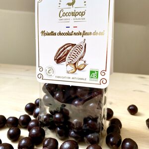 Noisettes chocolat noir fleur de sel 100g - En direct de Cocoripop (Cher) - Publicité