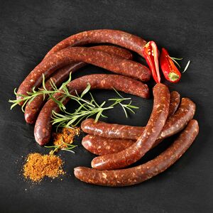 [SURGELE] Barbecue de Merguez et Saucisses de Bison [100% Viande de Bison] - En direct de Bisons d'Auvergne (Allier)