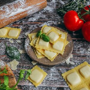 Raviolis a la viande porc - 2 a 3 pers - En direct de Saveurs Italiennes (Herault)