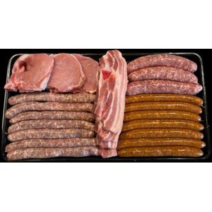 Colis Barbecue Classique 7pers (2.5kg) - Porc - En direct de Le Lavandier Charcutier Pontivy (Morbihan)