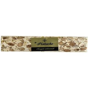 Barre de Nougat Artisanal Pistache 100g - En direct de Chaloin Chocolats (Vaucluse) - Publicité