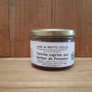 Terrine caprine aux herbes de Provence - 200g - En direct de Gaec de Brette Vieille (Drôme)