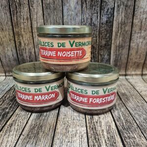 trio  terrines de boeuf - En direct de Les Delices de Vermorel (Rhône)