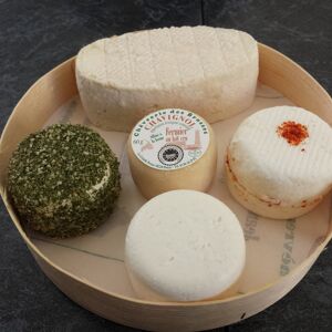 Plateau De 5 Fromages de Chèvres - En direct de Les Délices de la Chèvrerie (Côte d'Or) - Publicité