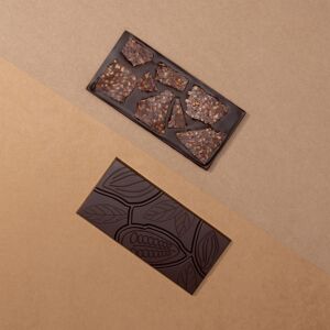 Tablette Nougatine cacaotee Noir 72 100g En direct de Basile et Tea Isere
