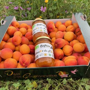 Lot 3,5kg Abricots Bio et 2x375g de confitures d'Abricot du Roussillon Bio - En direct de Delit de Gourmandise (Pyrenees-Orientales)