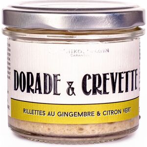 Rillettes de dorade et crevette au gingembre et citron vert - En direct de La Chikolodenn (Finistere)