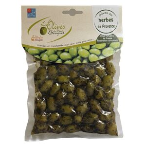 Olives aux Herbes de Provence - En direct de Les amandes et olives du Mont Bouquet (Gard) - Publicité