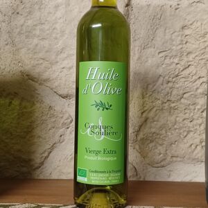 Huile d'Olive Vierge Extra Bouteille 50cl - Bio FR-BIO-16 - En direct de Domaine Les Conques Soulière (Vaucluse) - Publicité