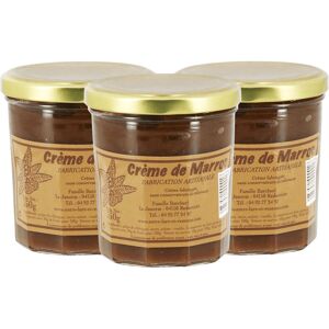 Apiculture.net - Matériel apicole français Lot de 3 crèmes de marron 350g