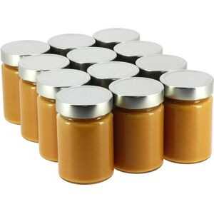 MIELS LOMBARD - Apiculteurs récoltants Carton de 12 pots en verre de Miel de Thym 450g Miels Lombard Origine France SANS ETIQUETTE